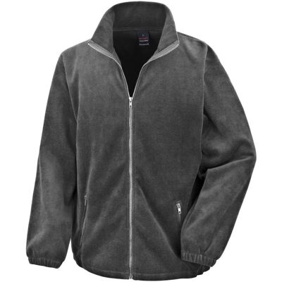 Result Core R220X Grå fleecejakke - Outdoor Fleece Result Core R220X Grå fleecejakke - Outdoor Fleece