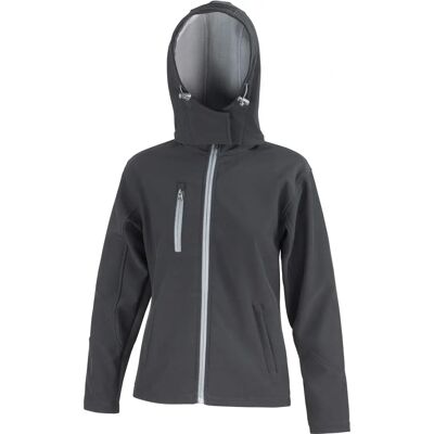 Result Core Damen R230F Kapuzen-Softshell-Jacke Result Core Damen R230F Kapuzen-Softshell-Jacke