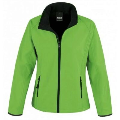 Result Femme Vert vif / Noir Veste softshell - Veste softshell pour femme - Publicité Result Femme Vert vif / Noir Veste softshell - Veste softshell pour femme - Publicité