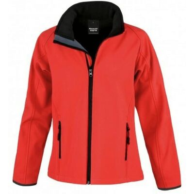 Result Core Femmes R231F Veste Softshell Rouge Noir - Softshell Jacket - Publicité Result Core Femmes R231F Veste Softshell Rouge Noir - Softshell Jacket - Publicité