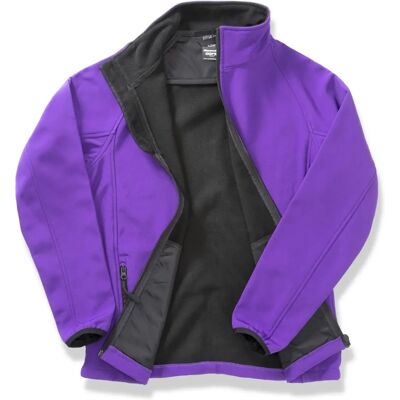 Result R231M Lilla / Sort Softshell Jakke - Softshell Jacket Result R231M Lilla / Sort Softshell Jakke - Softshell Jacket