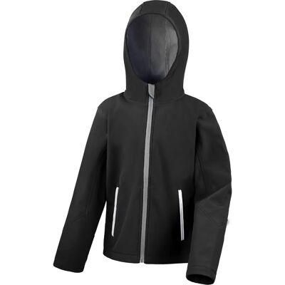 Result Result Core Junior TX Performance Softshell Jakke med hætte - Børne Vandafvisende Jakke Result Result Core Junior TX Performance Softshell Jakke med hætte - Børne Vandafvisende Jakke