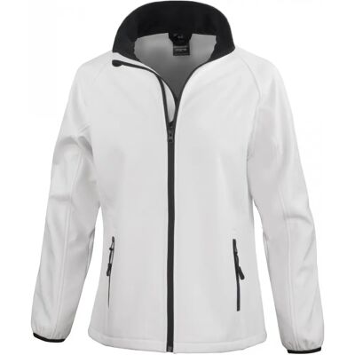 Result R231F White/Black Women's Softshell Jacket - Softshell Jacket Result R231F White/Black Women's Softshell Jacket - Softshell Jacket