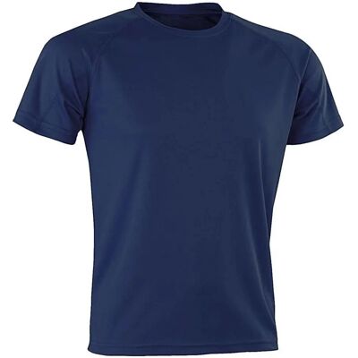 T-shirt de performance Impact Aircool Spiro RT287 Navy - Publicité T-shirt de performance Impact Aircool Spiro RT287 Navy - Publicité