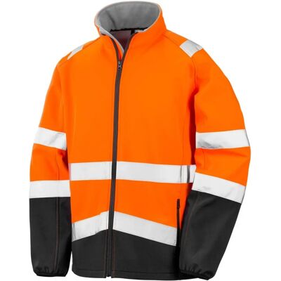 Result Høj Synlighed Fluorescerende Softshell Jakke - Softshell Jacket Result Høj Synlighed Fluorescerende Softshell Jakke - Softshell Jacket