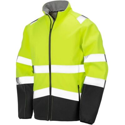 Result Fluorescerende Høj-Visibility Softshell Jakke - Sikkerhedsudstyr Result Fluorescerende Høj-Visibility Softshell Jakke - Sikkerhedsudstyr