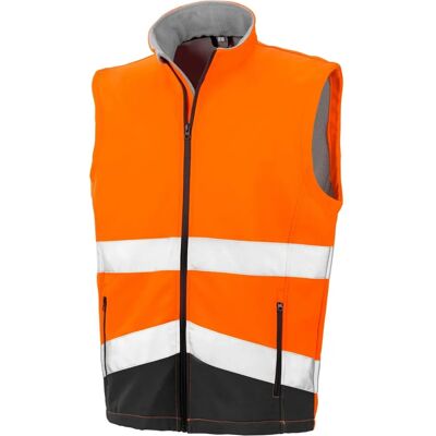 Gilet Softshell Haute Visibilité - Result - Publicité Gilet Softshell Haute Visibilité - Result - Publicité