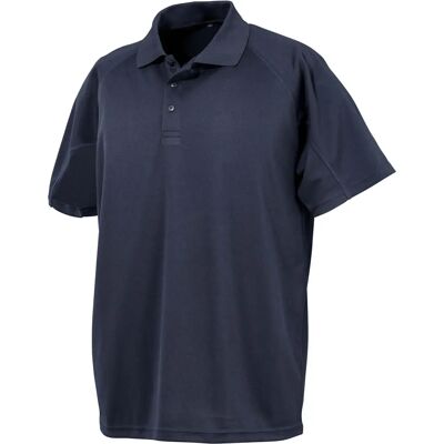 Spiro Navy Performance Aircool L - Poloshirt Spiro Navy Performance Aircool L - Poloshirt
