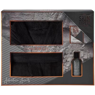 Conjunto de Bata Skin Expert de Style & Grace - Empaque ecológico - Bata, Champú, Jabon Conjunto de Bata Skin Expert de Style & Grace - Empaque ecológico - Bata, Champú, Jabon