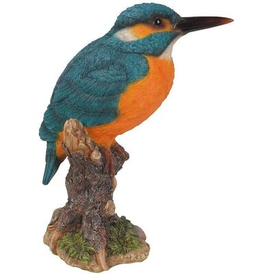 Vivid Arts Martin-pêcheur sur un tronc - Ornement d’oiseau - Publicité Vivid Arts Martin-pêcheur sur un tronc - Ornement d’oiseau - Publicité