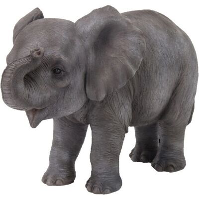 Vivid Arts Figurine Éléphant Bébé en Résine Grise - Publicité Vivid Arts Figurine Éléphant Bébé en Résine Grise - Publicité