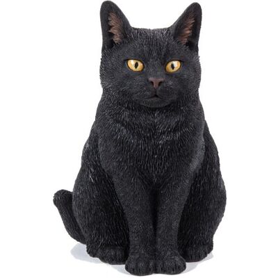 Vivid Arts Schwarze Resin-Katze - Gartendekoration Vivid Arts Schwarze Resin-Katze - Gartendekoration