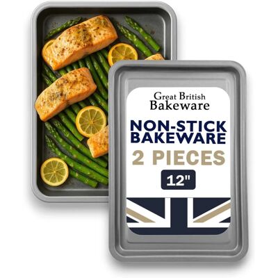 Samuel Groves UK 32cm Non Stick Oven Baking Tray - Baking Tray Samuel Groves UK 32cm Non Stick Oven Baking Tray - Baking Tray