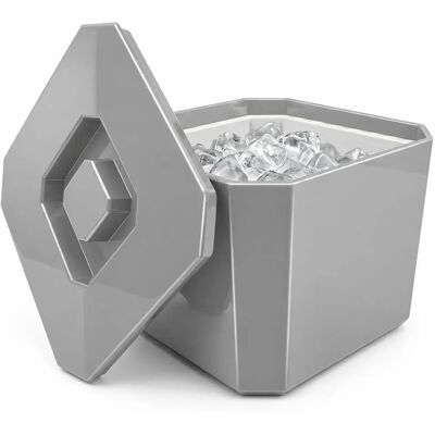 Chabrias Ltd - Ice Bucket with Lid - 4.5 L - Octagonal Chabrias Ltd - Ice Bucket with Lid - 4.5 L - Octagonal
