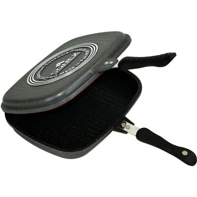 Sonex - 30cm Double Sided - Marble Coated - Diecast - Grill Pan Sonex - 30cm Double Sided - Marble Coated - Diecast - Grill Pan