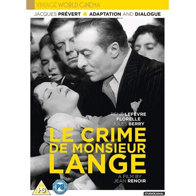 René Lefevre Le Crime de Monsieur Lange - DVD francese René Lefevre Le Crime de Monsieur Lange - DVD francese