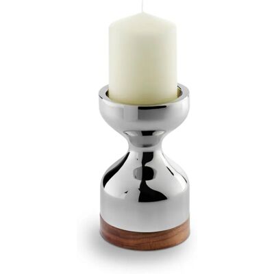Robert Welch Limbrey Lysestage - Rustfrit stål & Valnød - Klassisk mid-century stil Robert Welch Limbrey Lysestage - Rustfrit stål & Valnød - Klassisk mid-century stil