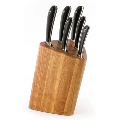 Robert Welch Signature Prism Oak 7 Piece Knife Set - Knife Set Robert Welch Signature Prism Oak 7 Piece Knife Set - Knife Set