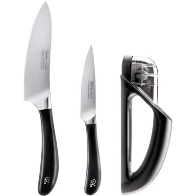 Robert Welch Signature Intro Rustfritt Stål Kjøkkenkniv Sett - 3 deler Robert Welch Signature Intro Rustfritt Stål Kjøkkenkniv Sett - 3 deler