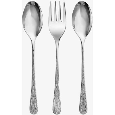 Robert Welch - Skye Bright Serveringsset 3 delar - Silver - Salladsskålar & Serveringsfat - Homeroom Robert Welch - Skye Bright Serveringsset 3 delar - Silver - Salladsskålar & Serveringsfat - Homeroom