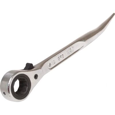 Priory PRI604 Reversible Ratchet Scaffold Spanner - Steel Priory PRI604 Reversible Ratchet Scaffold Spanner - Steel