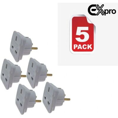 Ex-Pro - UK-Turkey-Uruguay - CE Approved - 2 Pin - Adaptor Ex-Pro - UK-Turkey-Uruguay - CE Approved - 2 Pin - Adaptor