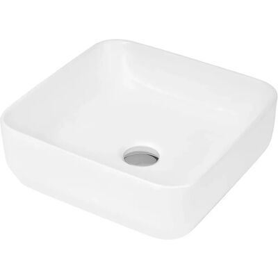 Nuie Square Countertop Vessel Wash Basin - Bathroom Sink Nuie Square Countertop Vessel Wash Basin - Bathroom Sink