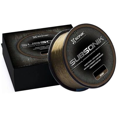 Subsonik Braun 1200m - 0,38mm - Angelschnur Subsonik Braun 1200m - 0,38mm - Angelschnur