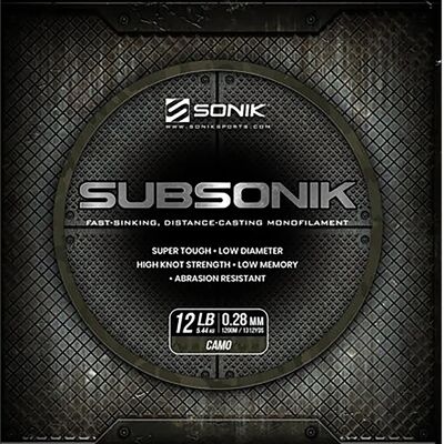 Subsonik Camo 1200 m - 0,28 mm 5,44 kg - Rybářská šňůra Subsonik Camo 1200 m - 0,28 mm 5,44 kg - Rybářská šňůra