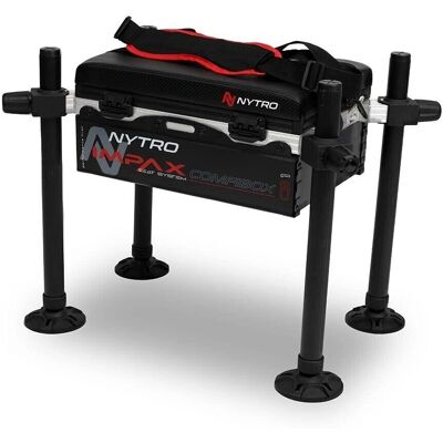 Nytro Impax ComfiBox CB1 Futterbox - Stabiles Rahmen, Schwarze Beine, Gepolsteter Sitz Nytro Impax ComfiBox CB1 Futterbox - Stabiles Rahmen, Schwarze Beine, Gepolsteter Sitz