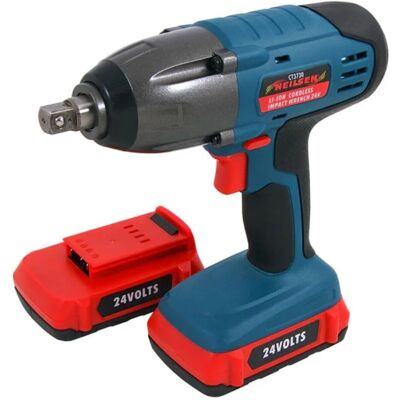 Neilsen 24v Impact Wrench - Cordless, 1/2 inch, Lithium Neilsen 24v Impact Wrench - Cordless, 1/2 inch, Lithium