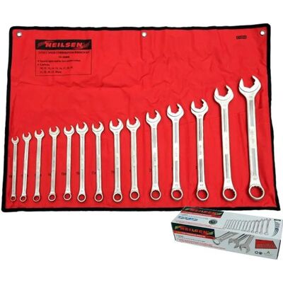 Neilsen - CT4046 - Size 10-30mm - 14-piece - Wrench Set Neilsen - CT4046 - Size 10-30mm - 14-piece - Wrench Set