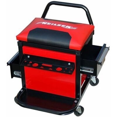 Neilsen CT4346 - Mechanics Trolley Seat - Padded Storage Neilsen CT4346 - Mechanics Trolley Seat - Padded Storage
