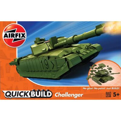 Airfix Challenger Tank Model Kit - Groen - 35 Onderdelen - UK Airfix Challenger Tank Model Kit - Groen - 35 Onderdelen - UK