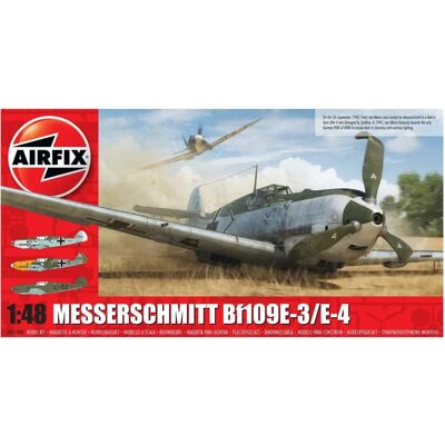Airfix Bf-109E-4/E-4 1:48 Échelle Maquette - Chasseur WWII Airfix Bf-109E-4/E-4 1:48 Échelle Maquette - Chasseur WWII