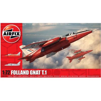 Airfix Folland Gnat T.1 1/72 Scale Model Aircraft Kit Airfix Folland Gnat T.1 1/72 Scale Model Aircraft Kit