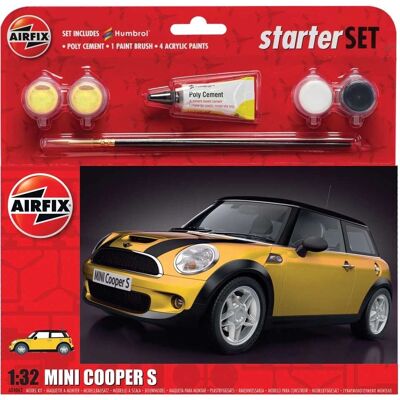 Airfix - Mini Cooper S - 1:32 - stadsauto - Bouwdoos Airfix - Mini Cooper S - 1:32 - stadsauto - Bouwdoos