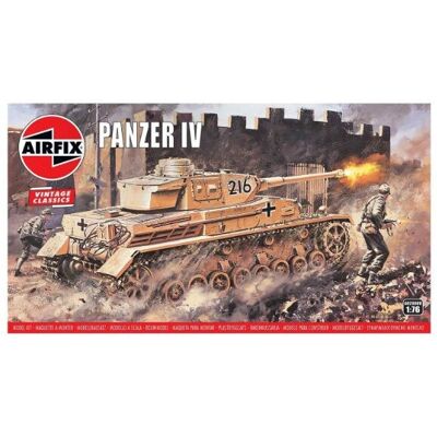 Airfix Panzer IV F1/F2 - Vintage Classics 1:76 Tank Model Kit Airfix Panzer IV F1/F2 - Vintage Classics 1:76 Tank Model Kit