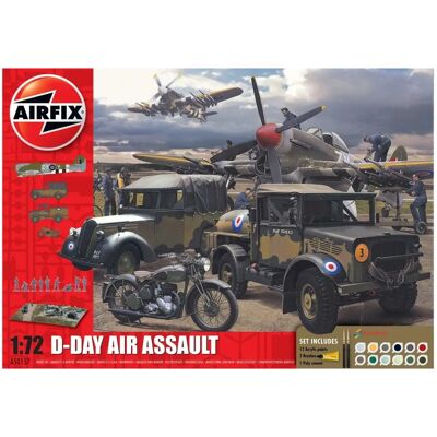 Airfix A50157A D-Day 75th Anniversary Air Assault Gift Set - Model Kit Airfix A50157A D-Day 75th Anniversary Air Assault Gift Set - Model Kit