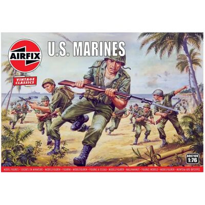 Figurines militaires WWII US Marines Airfix A00716V - Série Vintage Classics Figurines militaires WWII US Marines Airfix A00716V - Série Vintage Classics
