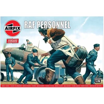 Figurines Vintage WWII Personnel RAF - Kit Modèle Airfix Figurines Vintage WWII Personnel RAF - Kit Modèle Airfix