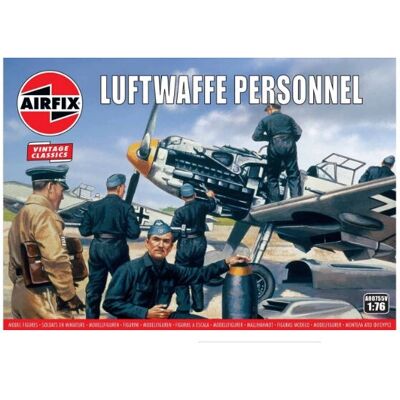 Airfix Modellbyggsats - WWII Luftwaffe Personal 1:76 - Vintage Classics Airfix Modellbyggsats - WWII Luftwaffe Personal 1:76 - Vintage Classics