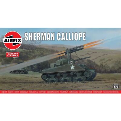 Kit Airfix A02334V Sherman Calliope 1:76 - Modèle Militaire - Publicité Kit Airfix A02334V Sherman Calliope 1:76 - Modèle Militaire - Publicité