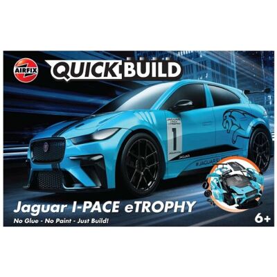 Zestaw modelarski Airfix Jaguar I-Pace Etrophy - Niebieski - Skala Zestaw modelarski Airfix Jaguar I-Pace Etrophy - Niebieski - Skala