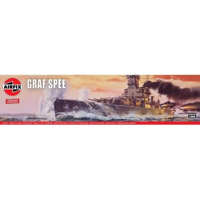 Zestaw modelarski Airfix Admiral Graf Spee 1:600 - Plastik Zestaw modelarski Airfix Admiral Graf Spee 1:600 - Plastik