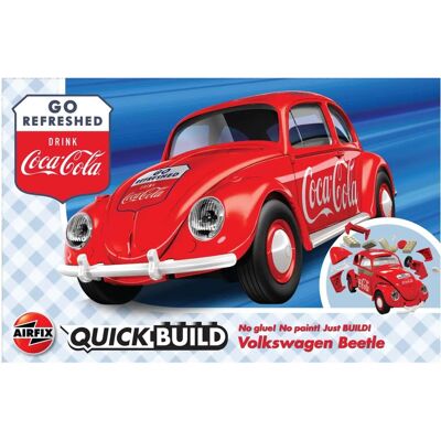 Airfix Modelauto Kit - Coca-Cola VW Kever Blauw - 36 Stuks Airfix Modelauto Kit - Coca-Cola VW Kever Blauw - 36 Stuks