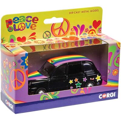 Corgi TX1 Rainbow Edition Diecast Model - London Taxi - 13cm Corgi TX1 Rainbow Edition Diecast Model - London Taxi - 13cm