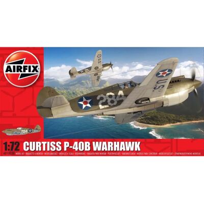 Airfix Modellbyggsats - P-40B Warhawk 1:72 WWII Jagerfly Airfix Modellbyggsats - P-40B Warhawk 1:72 WWII Jagerfly