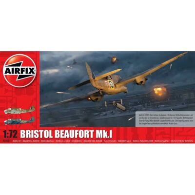 Airfix Bristol Beaufort Mk.1 1:72 Schaal Kit Airfix Bristol Beaufort Mk.1 1:72 Schaal Kit