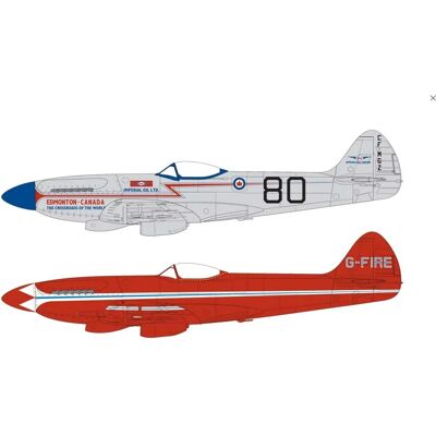 Zestaw modelarski Airfix Supermarine Spitfire MkXIV - Schematy wyścigowe Zestaw modelarski Airfix Supermarine Spitfire MkXIV - Schematy wyścigowe